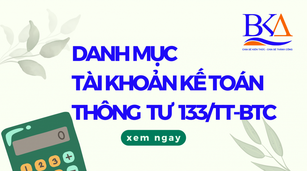 hệ thống tài khoản kế toán 133