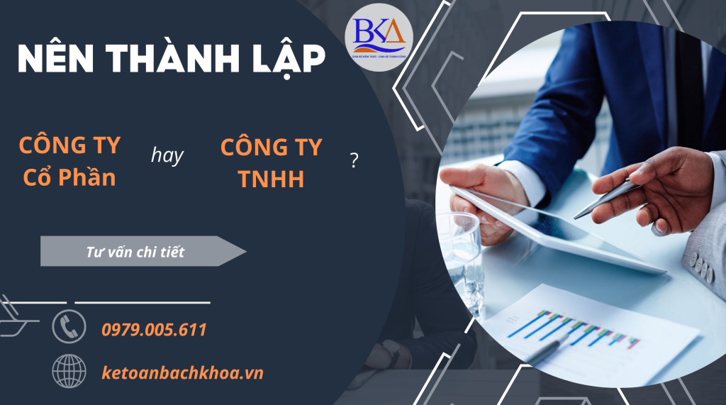 Thành lập công ty TNHH hay công ty cổ phần