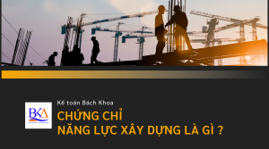 chứng chỉ năng lực xây dựng