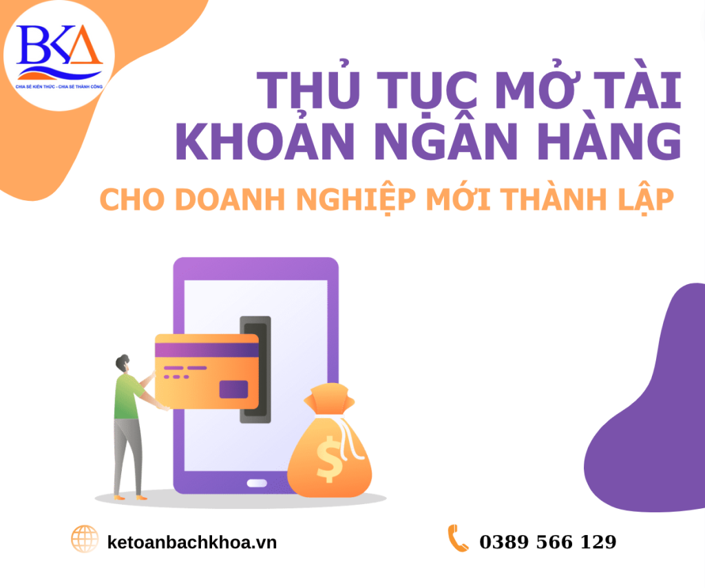 mở tài khoản ngân hàng công ty