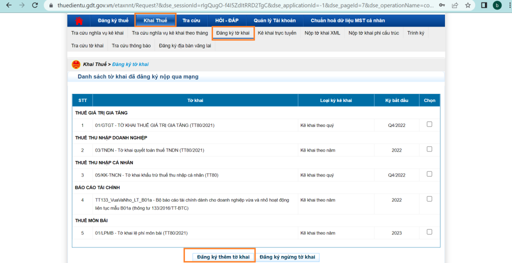 cách khai và nộp giấy đề nghị gia hạn nộp thuế và tiền thuê đất năm 2023 Online