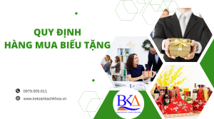 QUY ĐỊNH HÀNG MUA BIẾU TẶNG