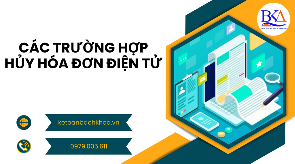 Hướng dẫn hủy hóa đơn điện tử theo nghị định 123 và thông tư 78