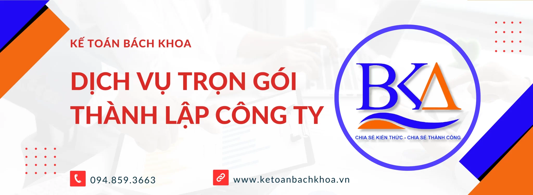 3.Dịch vụ trọn gói thành lập công ty