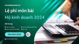 Các quy định về thuế môn bài hộ kinh doanh năm 2024 cần biết