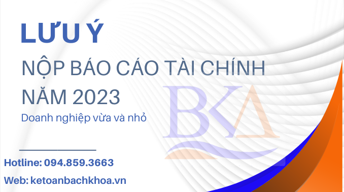 nộp báo cáo tài chính năm 2024 - Nộp BCTC năm 2024 doanh nghiệp vừa và nhỏ