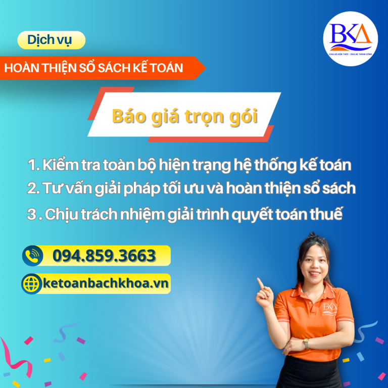 Hoàn thiện sổ sách kế toán
