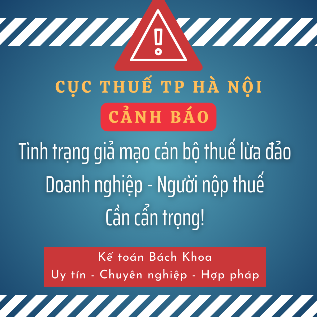 Tình trạng Giả mạo cán bộ thuế Doanh nghiệp nộp thuế cần cẩn trọng