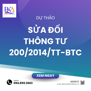 Loạt điểm mới của dự thảo sửa đổi Thông tư 200