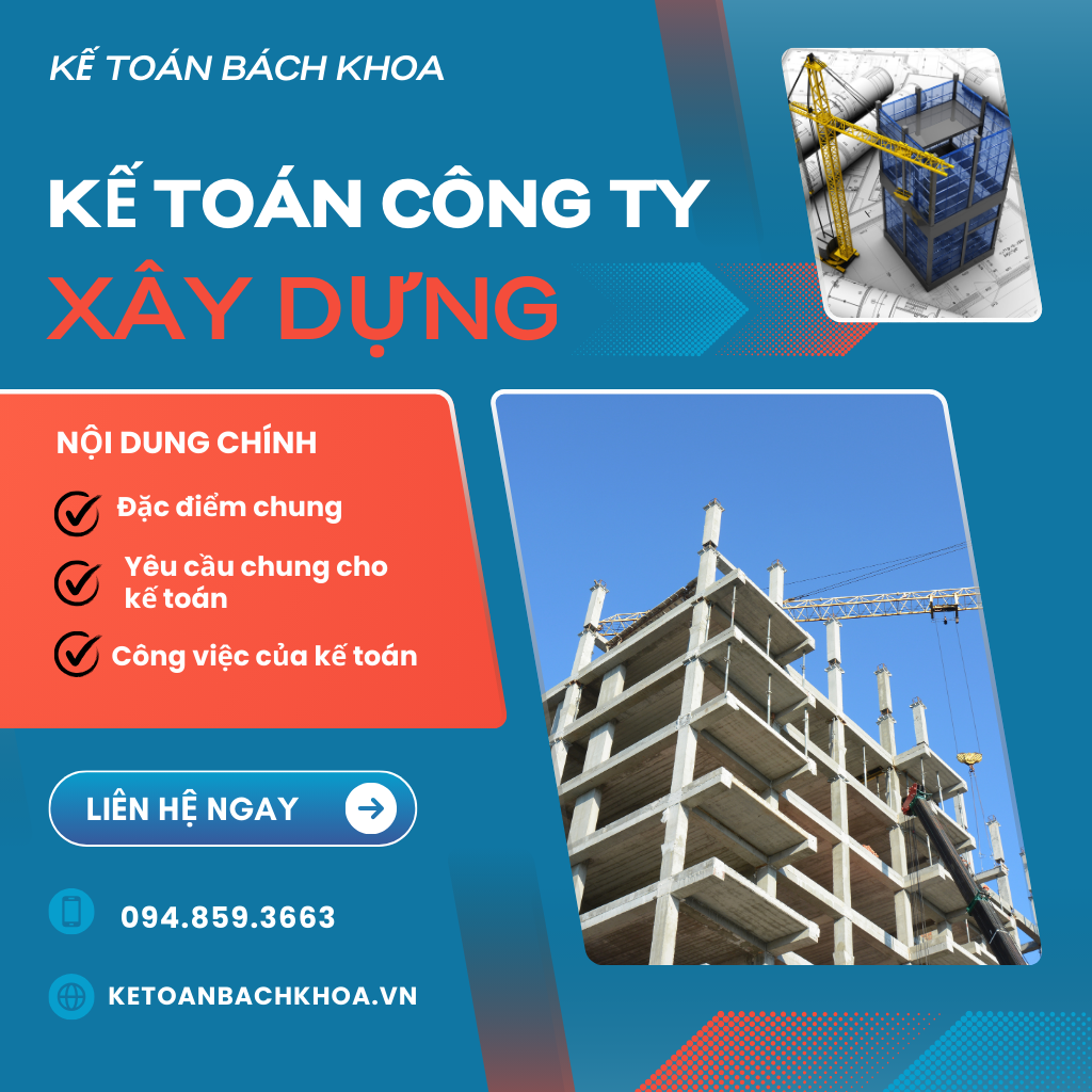kế toán công ty xây dựng