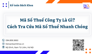mã số thuế doanh nghiệp