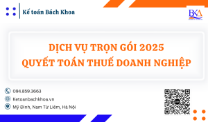 DỊCH VỤ QUYẾT TOÁN THUẾ DOANH NGHIỆP