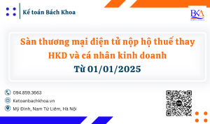 Sàn thương mại điện tử nộp hộ thuế