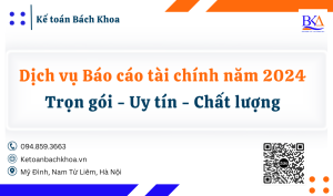 Dịch vụ báo cáo tài chính