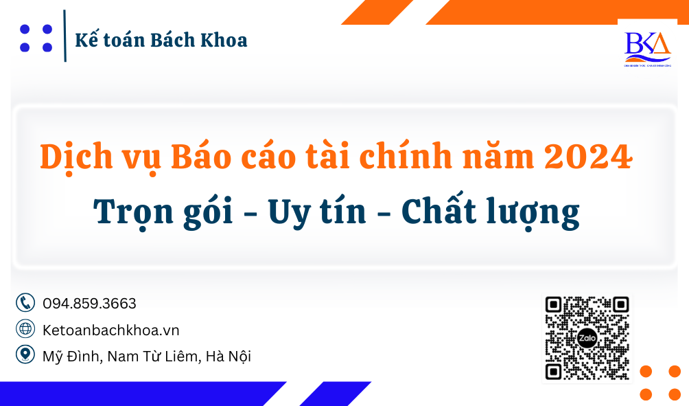 Dịch vụ báo cáo tài chính