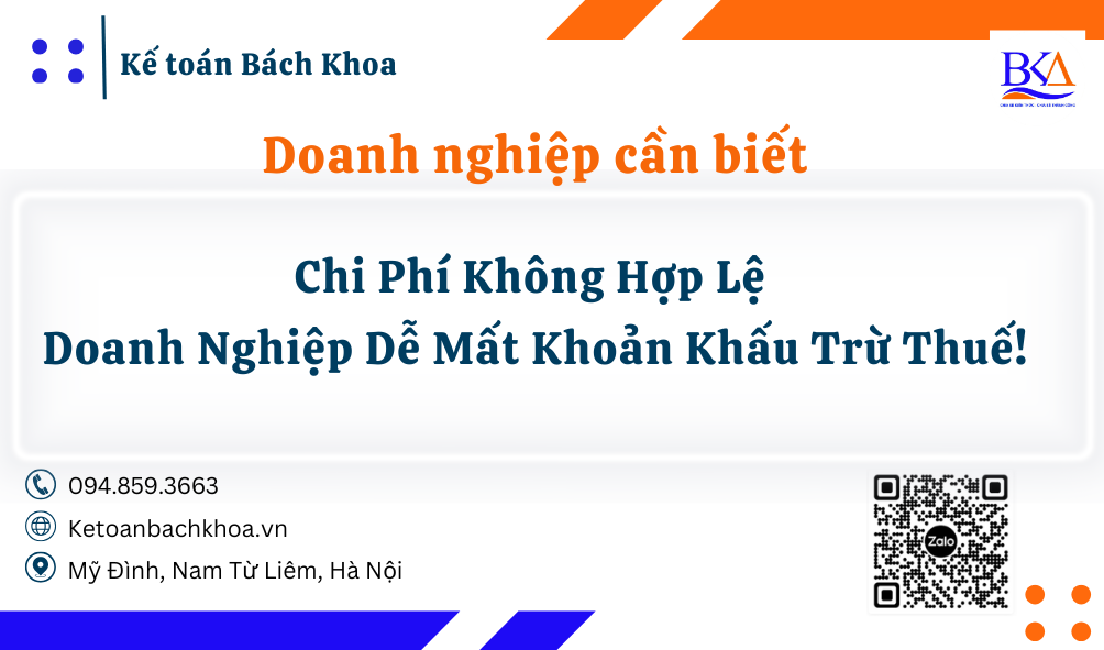 Chi Phí Không Hợp Lệ