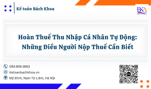 Hoàn Thuế Thu Nhập Cá Nhân Tự Động