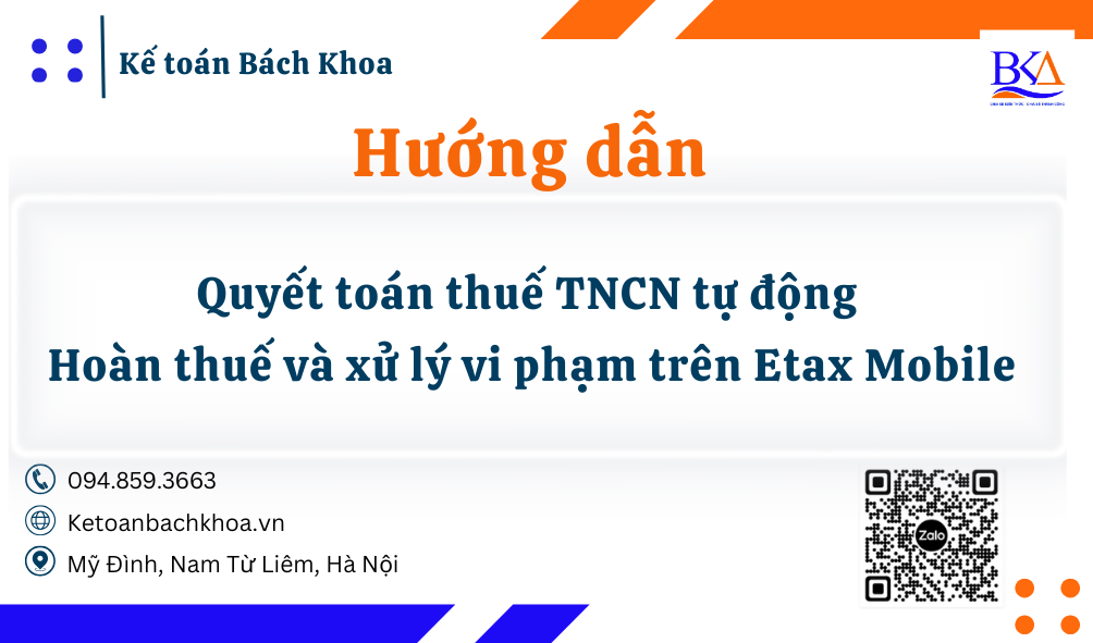 Quyết toán thuế TNCN tự động