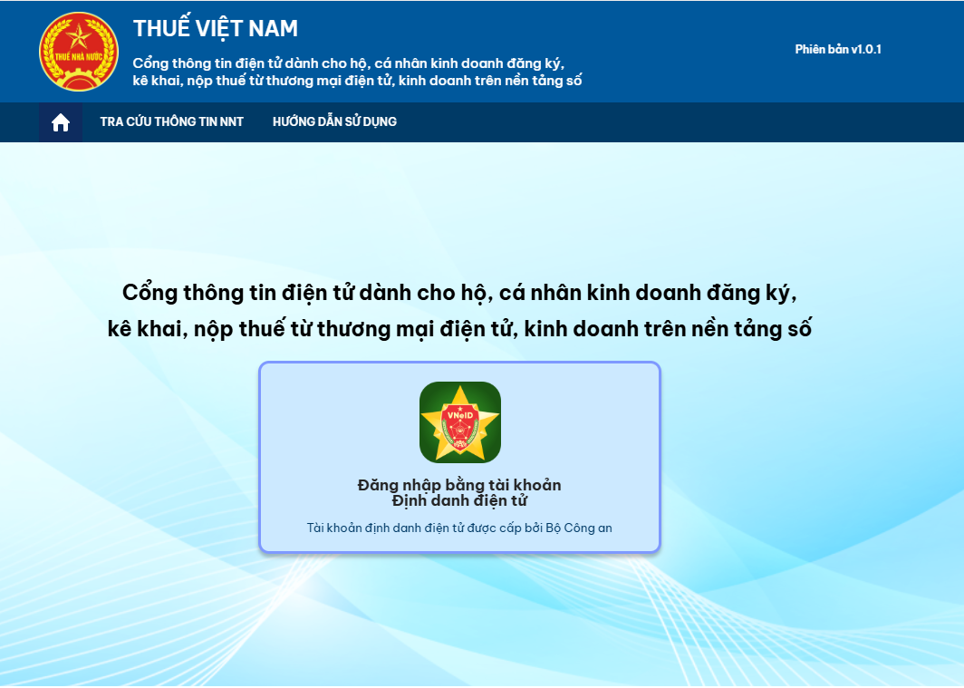đăng ký thuế online