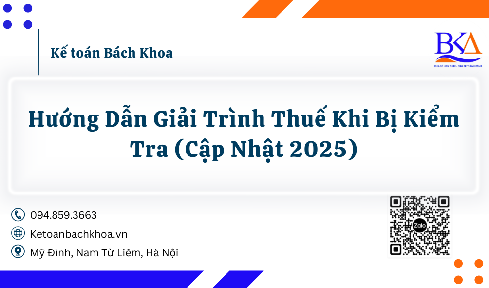 Giải Trình Thuế Khi Bị Kiểm Tra