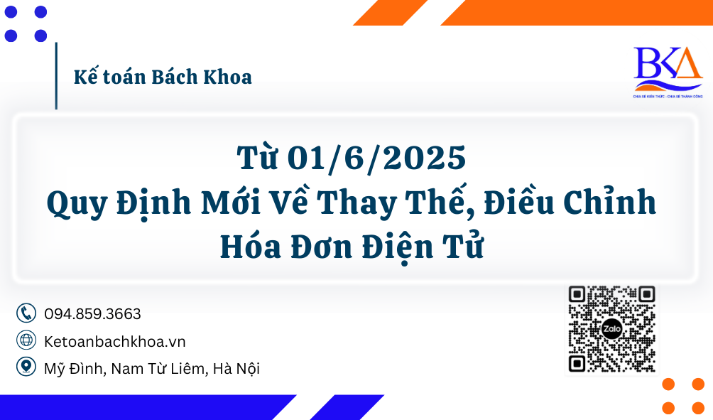 Quy Định Mới Về Thay Thế, Điều Chỉnh Hóa Đơn Điện Tử