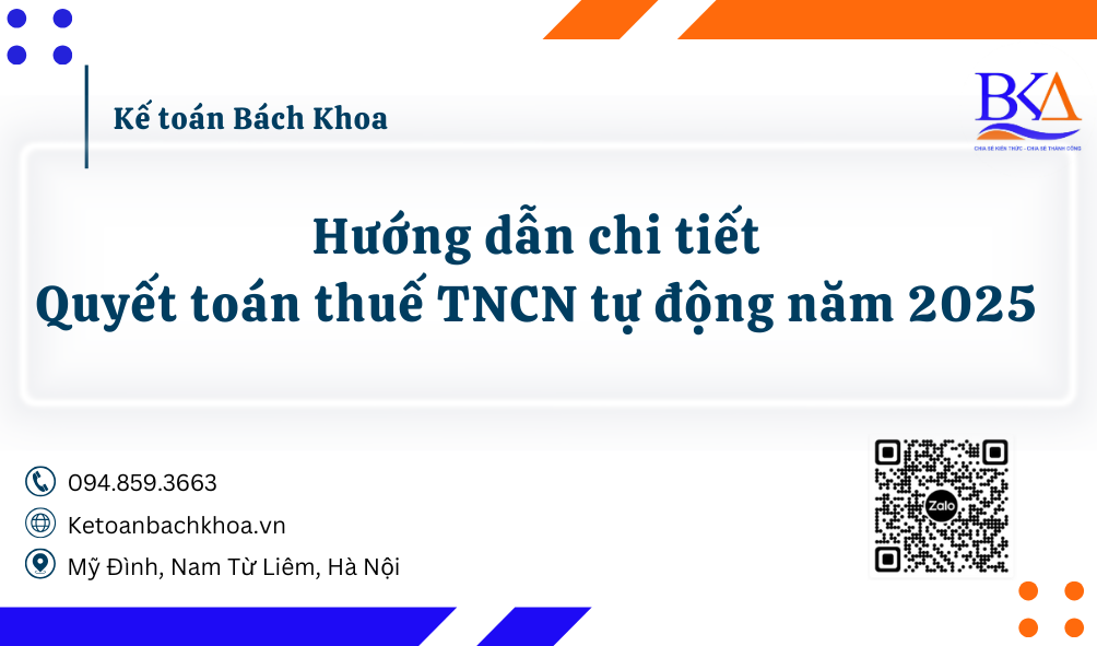 Quyết toán thuế TNCN tự động