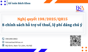 Nghị quyết 198/2025/QH15 8 chính sách hỗ trợ về thuế, lệ phí đáng chú ý