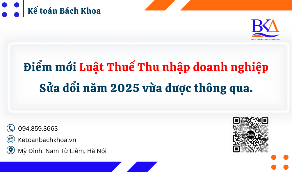 Luật Thuế Thu nhập doanh nghiệp
