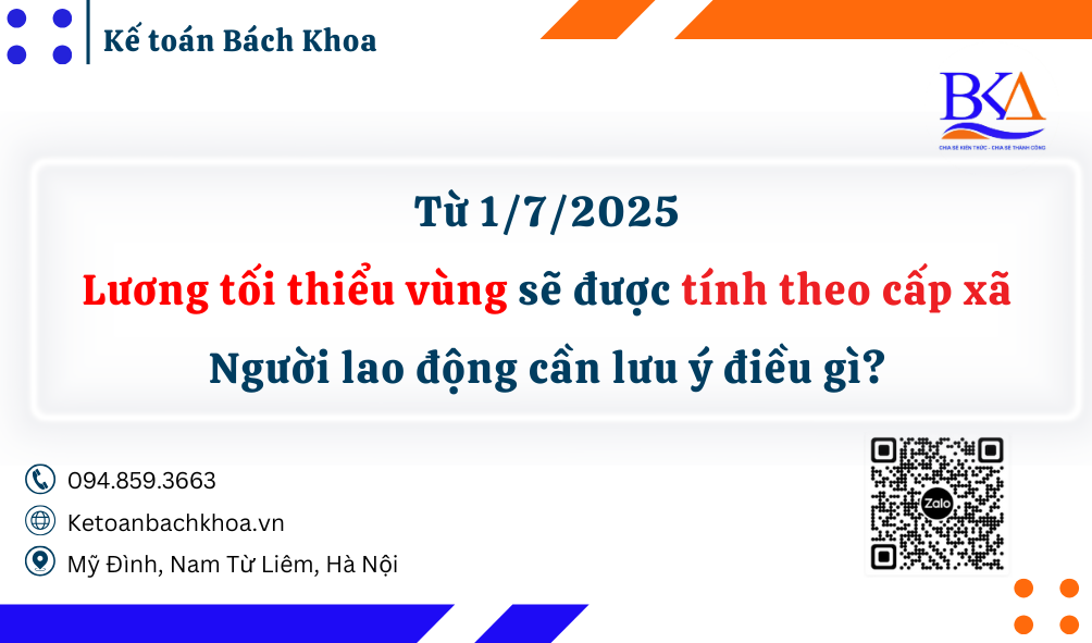 Lương tối thiểu vùng sẽ được tính theo cấp xã