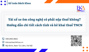Tài xế xe ôm công nghệ có phải nộp thuế không? Hướng dẫn chi tiết cách tính và kê khai thuế TNCN