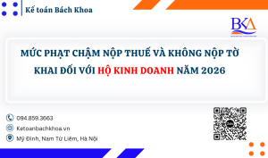 Mức phạt chậm nộp thuế và không nộp tờ khai đối với hộ kinh doanh năm 2025