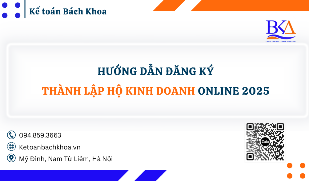 Hướng Dẫn Đăng Ký Thành Lập Hộ Kinh Doanh Online 2025