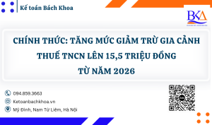 Chính thức tăng mức giảm trừ gia cảnh thuế thu nhập cá nhân lên 15,5 triệu đồng từ năm 2026