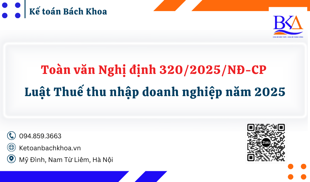 Toàn văn Nghị định 320/2025/NĐ-CP
