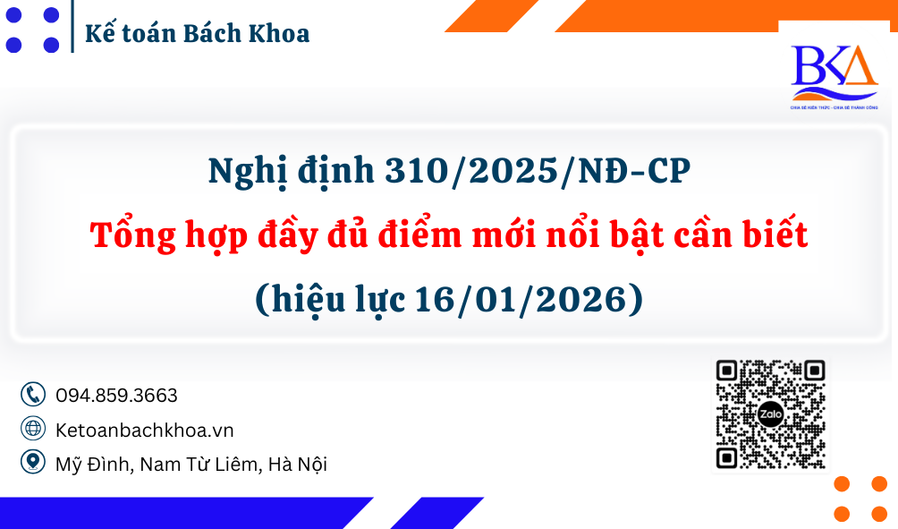 Nghị định 310/2025/NĐ-CP: Tổng hợp đầy đủ điểm mới nổi bật doanh nghiệp cần biết (hiệu lực 16/01/2026)