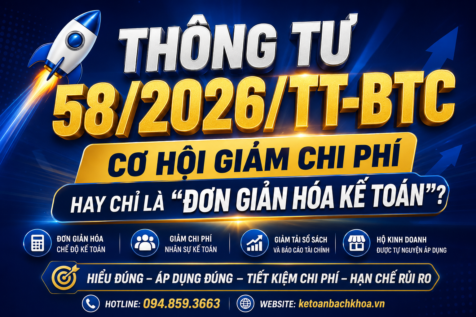 Thông Tư 58/2026/TT-BTC: Cơ Hội Giảm Chi Phí Hay Chỉ Là Đơn Giản Hóa Kế Toán?
